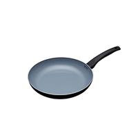 MasterClass Eco Induction Padella con antiaderente ceramico senza sostanze chimiche, alluminio/ferro, nero/blu, 28 cm