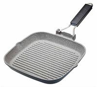 MasterClass Padella antiaderente a induzione con manico pieghevole, 24 cm (9,5")