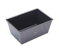 MASTERCLASS Padella Antiaderente per pagnotta da 1,4 kg (21,5 cm x 13 cm x 12 cm), Lega di Acciaio, Nero, 3 lb (21.5 x 13 cm/8.5 x 5 Inches)