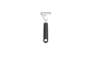 MasterClass Pelapatate a Y con impugnatura morbida, acciaio inox, 16 cm, nero
