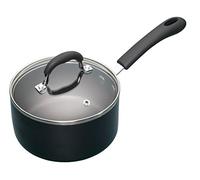 MasterClass Pentola antiaderente in alluminio smaltato da 16 cm, acciaio, nero