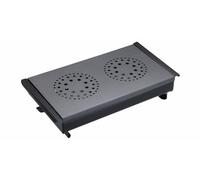MasterClass Piastra Scaldavivande Professionale a 2 Fuochi in Acciaio al Carbonio, 33 cm x 17,5 cm x 6,5 cm - Nero / Grigio