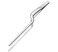 MasterClass Pinzette da cuoco angolate / Pinze per placcare, acciaio inox, 21 cm