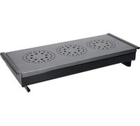 MasterClass Scaldavivande a Candela Triplo da Tavolo Professionale, Acciaio al C