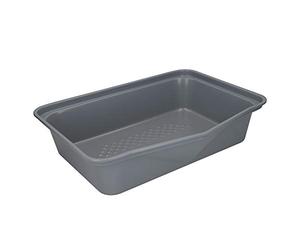 MasterClass Smart Ceramic Large Roasting Tin con PTFE, PFOA e BPA Free Non Stick, acciaio al carbonio, 41,5 x 31,5 cm Impilabile Vassoio per arrostire profondo