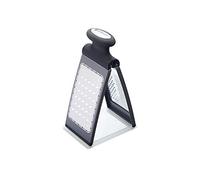 MasterClass Smart Space Grattugia per formaggio 3-Way Fold-Flat in acciaio inox - Nero