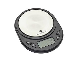 MasterClass Smart Space Piccola bilancia digitale portatile da cucina, capacità 750 g (1,65 libbre)
