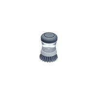 MasterClass Spazzola per Piatti con Dispenser di Sapone - Spazzolino per Stoviglie Rotondo con Dispenser di Sapone Incorporato, 9 cm