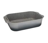 MasterClass Teglia Profonda per Arrosti con Manici, in Alluminio Pressofuso Leggero, per Forno e Induzione, Colore Grigio Sfumato, 41 x 26 cm