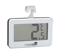 MasterClass Termometro Digitale per Frigorifero con Schermo LCD, Misura la Temperatura Interna da -19 °C a +50 °C, 9 cm x 12 cm x 16 cm