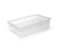 MasterClass Vassoio per marinatura con coperchio, contenitore da frigorifero con supporto per spiedini e coperchio multiuso, ideale per barbecue, kebab e hamburger