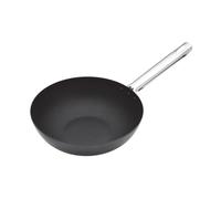 MasterClass Wok in Acciaio al Carbonio Adatto all'Induzione, 24 cm