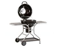MasterCook - Barbecue a Carbonella con Ruote e Coperchio, Diametro Griglia 57 cm, Dotato di Termometro e Sistema Raccogli Cenere, Altezza Griglia da Terra 78 cm (Sally)