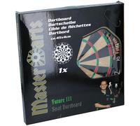 Masterdarts - Bersaglio per freccette in sisal, 45 x 4 cm