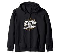 Mastering Leadership Not Just Management Crescita - Felpa con Cappuccio