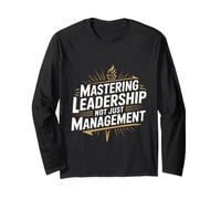 Mastering Leadership Not Just Management Crescita - Maglia a Manica