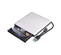 Masterizzatore Blu-ray a velocità stabile, lettore Blu-ray/DVD portatile multifunzionale con USB 3.0 e Type-C, unità Blu-ray esterna 3D per Windows