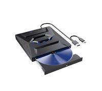 Masterizzatore Blu-Ray Esterno, Lettore Blu-Ray Portatile, Masterizzatore CD, DVD e CD-ROM, Unità Blu-Ray Esterna per PC e Laptop