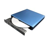 Masterizzatore Blu-Ray UHD 4K USB3.0 Masterizzatore DVD Ottico Esterno Lettori Blu-Ray RE/ROM 3D Lettore Di Scrittura(Blue)