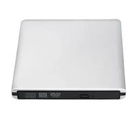 Masterizzatore Blu-Ray UHD 4K USB3.0 Masterizzatore DVD Ottico Esterno Lettori Blu-Ray RE/ROM 3D Lettore Di Scrittura(Silver)