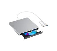 Masterizzatore Blu-Ray USB 3.0 Esterno, Masterizzatore CD/DVD/BD Portatile per Laptop, PC e Desktop, Versione con Vassoio, 1 Pezzo