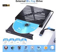 Masterizzatore Blu-Ray USB 3.0 Esterno per CD DVD BD PC Laptop Windows MacBook