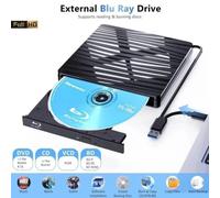 Masterizzatore Blu-Ray USB 3.0 Esterno per CD DVD PC Laptop Windows MacBook IT