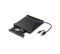Masterizzatore Blu-Ray USB 3.0 Esterno, Unità Ottica DVD, Registratore, Lettore Blu-Ray 3D, Masterizzatore per Laptop, PC, e Linux.