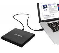 Verbatim Slimline CD/DVD lettore di disco ottico DVD-RW Nero