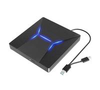 Masterizzatore CD DVD esterno USB 3.0 e lettore scrittore Blu-ray di tipo C, unità ottica sottile 3D for PC laptop