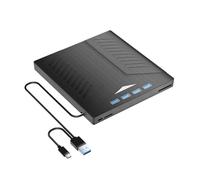 Masterizzatore CD/DVD USB 3.0 e Type-C 7 in 1 Unità DVD esterna CD ROM for laptop PC desktop Windows 7/8/10/XP Mac Linux