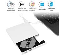 Masterizzatore CD esterno per laptop, lettore/masterizzatore portatile con supporto M-Disc e riproduzione silenziosa per Mac, laptop, PC, Windows,