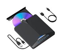 Masterizzatore Di Dischi For Unità Ottica DVD Esterna USB, Lettore Di Unità Ottica Mobile For Computer Portatile Esterno(6-in-1 Multi-Function Burner)