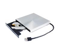 Masterizzatore DVD esterno 6X 3D Blu-ray Lettore USB 3.0 SuperDrive per Apple iMac 2014 2013 2015 21.5 27 pollici All-in-One Desktop PC Retina Alluminio A1418 A1419, BD-RE DL 8X DVD+-RW CD Writer