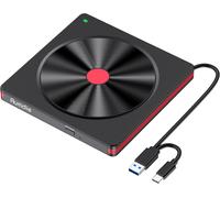 Masterizzatore DVD Esterno, Lettore CD DVD Esterno per PC Portatile Unità CD/DVD