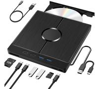 Masterizzatore DVD Esterno,Lettore CD Esterno per PC Portatile,Lettore DVD Ester