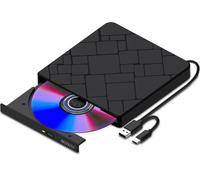 Masterizzatore DVD Esterno Lettore CD Esterno per PC USB 3.0 e Type-C