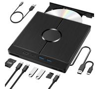 MASTERIZZATORE DVD ESTERNO LETTORE CD PER PC PORTATILE USB 3.0 COMPATIBILE WINDO