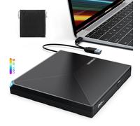 MASTERIZZATORE DVD ESTERNO PORTATILE USB 3.0 NERO PER WINDOWS E MAC