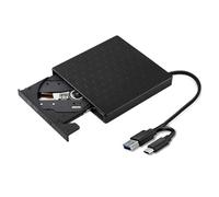 Masterizzatore DVD Esterno Sottile USB 3.0 Tipo C 2 In 1, Lettore Di Unità Ottiche, Lettore Di CD