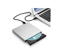 Masterizzatore DVD-R e CD-RW esterno USB 2.0 compatibile con Windows 2000/XP/Vista/Windows 7 e tutte le versioni di Apple Mac