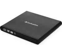 Verbatim Slimline CD/DVD lettore di disco ottico DVD-RW Nero
