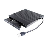 Masterizzatore esterno USB 3.0 DVD/CD a doppio strato, per HP Dell Acer Asus Acer Lenovo Notebook PC, unità ottica portatile per Windows 7/8/10 Mac OS Laptop & Desktop, nero