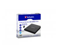 Masterizzatore Esterno Verbatim Slimline USB CD 24X DVD 8X