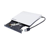 Masterizzatore USB 3.0 8X DVD+-RW DL 24X CD-R, ultra sottile, per HP Envy x360 13 15 15 15t 15m m6-aq105dx 2-in-1 convertibile, unità ottica portatile pop-up, disegno di filo nero