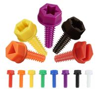 Masterkidz bulloni colorati per lavagna creativa STEM, 512 pezzi, mix di colori
