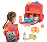 MASTERKIDZ centro di soccorso nello zaino - set di gioco in legno