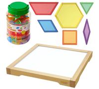 Masterkidz Pannello LED armadietto sensoriale Montessori Mosaico 140 pezzi
