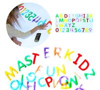 Masterkidz set di lettere e numeri Montessori per tavoli luminosi (36 pz)