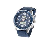 Masterline 1966 Radio ML06266003 - Orologio da polso da uomo, in acciaio INOX, colore: Blu, Nero
